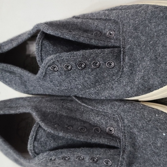 Sea Change By SeaVees Mens Legend Sneaker Biodegradable Flannel NO LACES Sz 12 - Picture 4 of 12